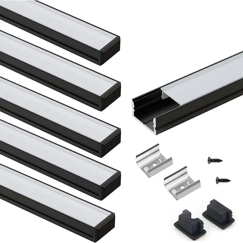 China Suppliers Factory Recessed Wood Panel LED Aluminum Channel for Seamless Linear Lighting Solutions