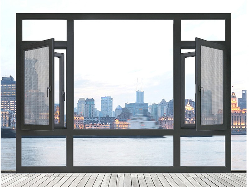 Customizable Aluminum Casement Window Profile Sample OEM Supported detail 3