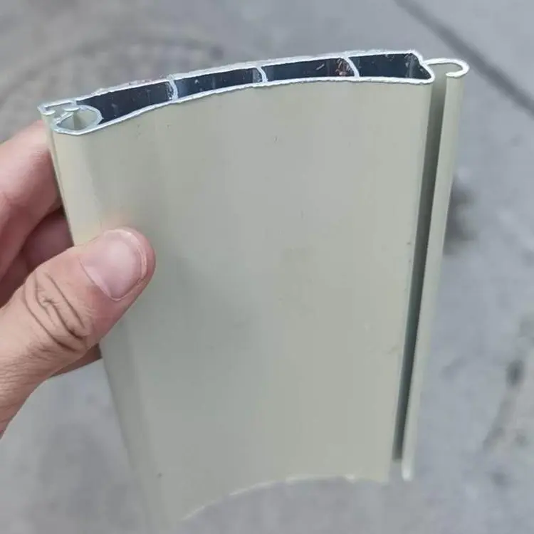 China 6063 Aluminum Roller Shutter Slat Extrusion Profile For Garage Door Manufacturers, Factories