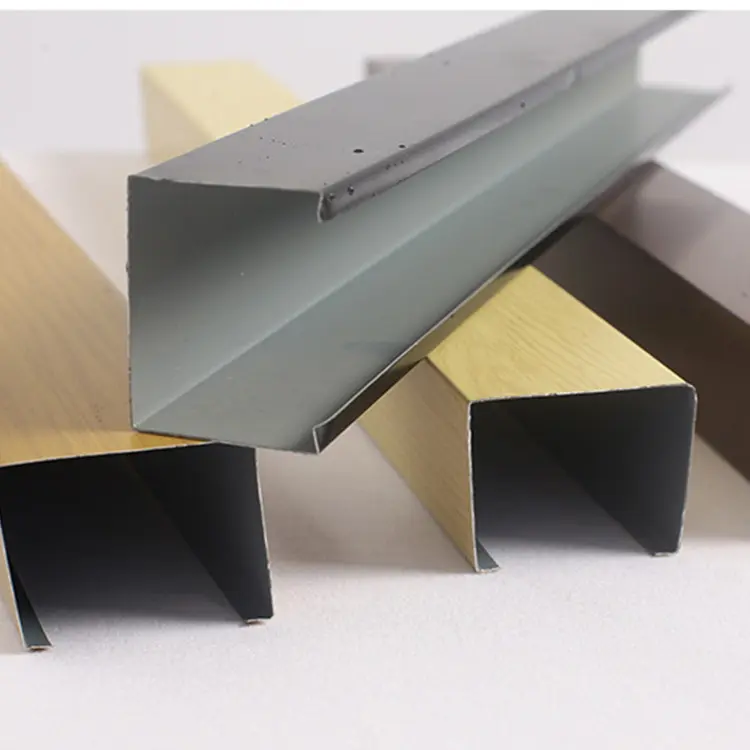 Wholesale Wood Grain Aluminum U-Baffle Ceiling Suppliers, Factories