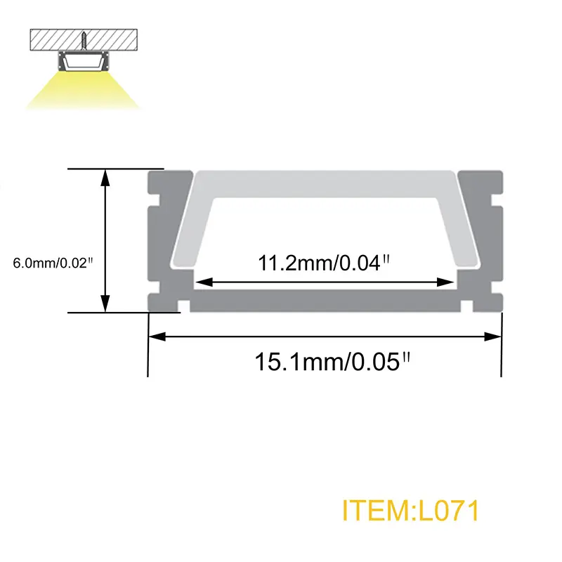 Wholesale Ultra Slim Recessed LED Channel Manufacturers, Factory