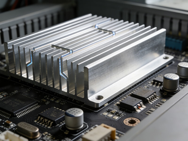 Custom Industrial Aluminum Profile for Mechanical Machining Components detail (3)