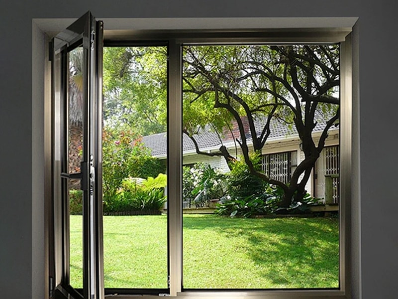Inward Casement Window Profile Sample Durable Aluminum Alloy 4