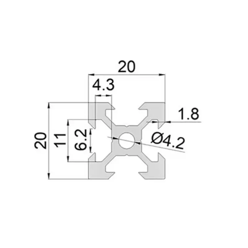 Wholesale 2020 Black Silver T-slot Aluminum Profile Manufacturer, Factory