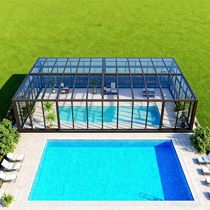 China Retractable Pool Sunroom Enclosure from China Suppliers – Durable Aluminum & Glass Factory Solution for Outdoor Spaces Manufacturer, Suppliers