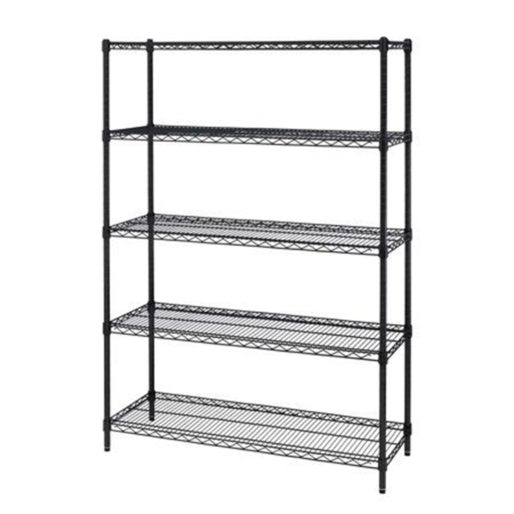48" X 18" X 72" NSF Approved 5 Tier Commercial Heavy Duty Warehouse Stainless Steel Wire Shelf Rack