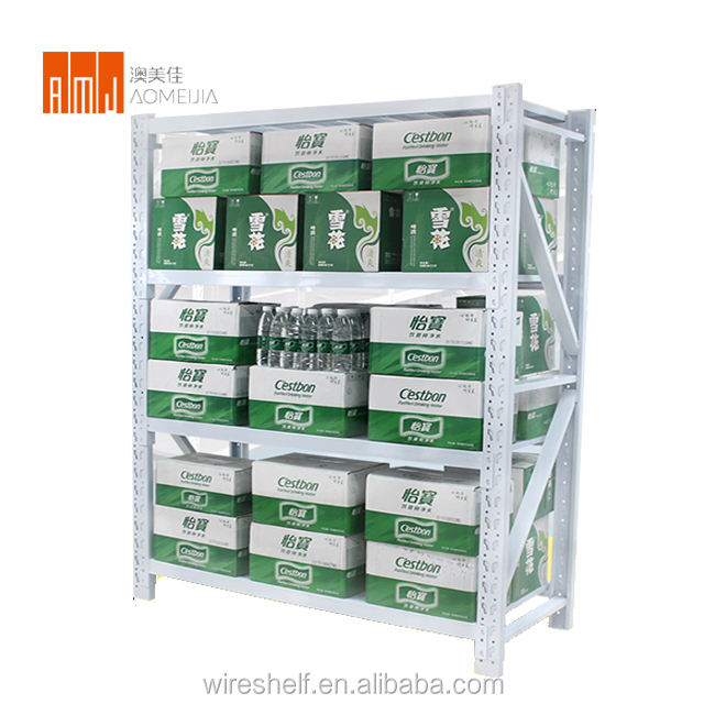 Heavy Duty 4 Tier Adjustable Industrial Stack Racks Metal Pallet Racking  for Warehouse Storage