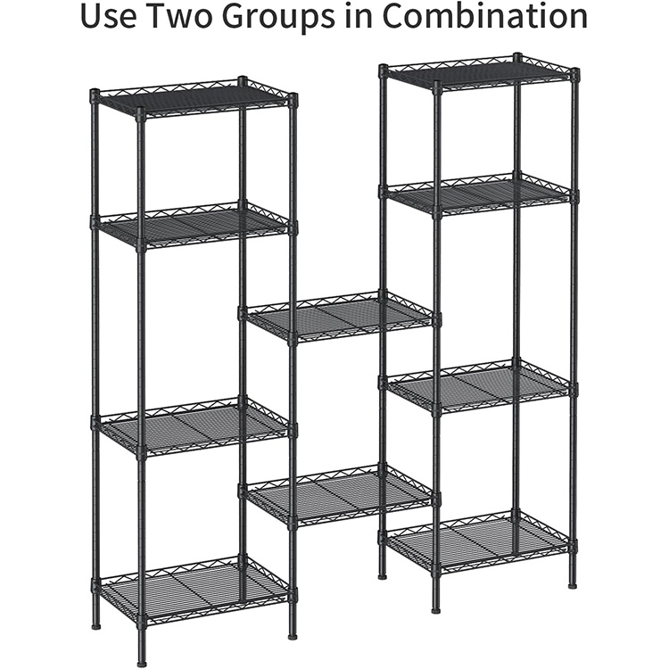 6-tier Heavy Duty Wire Shelving Racking Storage Steel Wire Racks Nfs