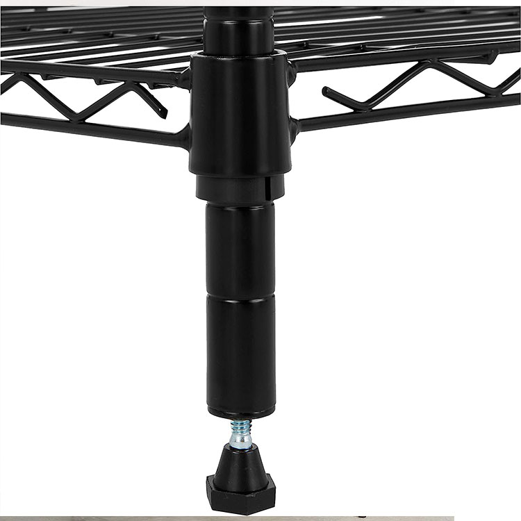 Heavy Duty Wire Shelving NSF 5 Tiers Adjustable Metal Wire Storage Rack