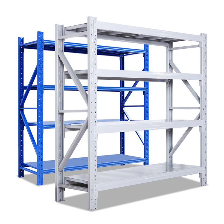 Medium Duty Metal Adjustable Warehouse Garage Shelving Storage Shelves Racking