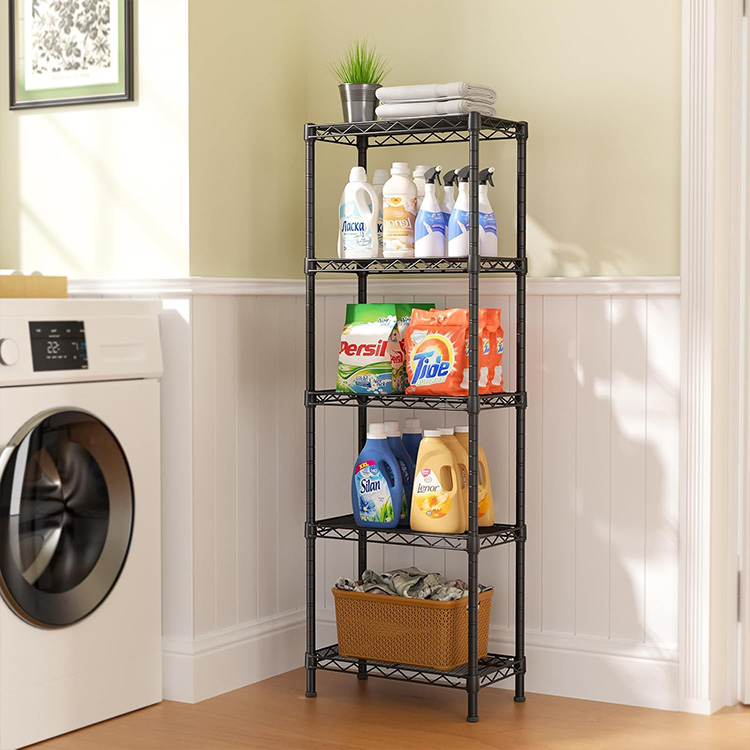 6-tier Heavy Duty Wire Shelving Racking Storage Steel Wire Racks Nfs