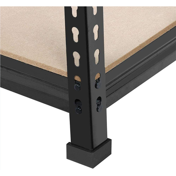 Custom Angle Steel Warehouse Storage Boltless Garage Shelving With Mdf Board