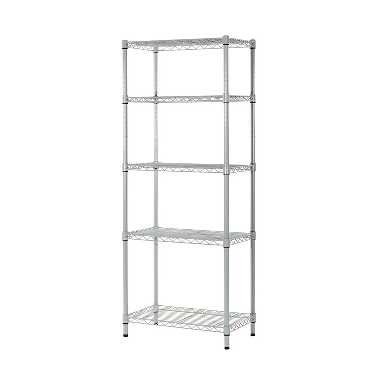 AMJ Heavy Duty  Metal Carbon Steel 5 Tier Nsf Certified Wire Shelving Unit Shelf for Household