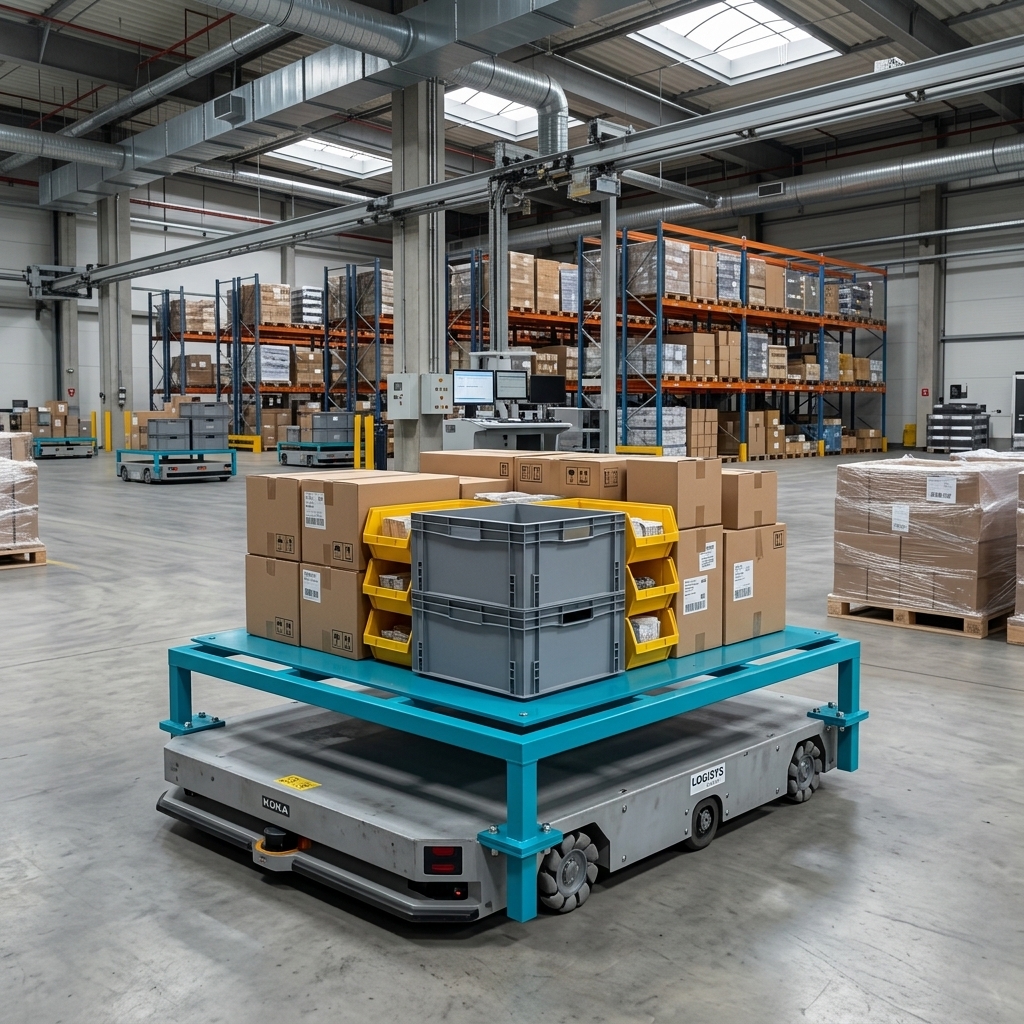 Heavy Duty Warehouse Automation Storage AGV Rack Base