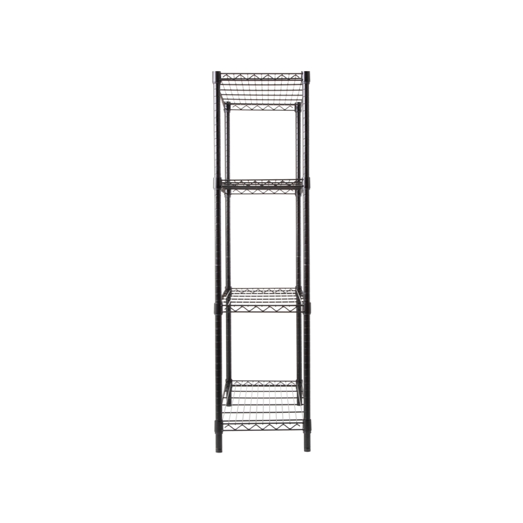 AMJ Heavy Duty Carbon Steel Metal Nsf Approval 4 Tier Storage Wire Shelving Shelf