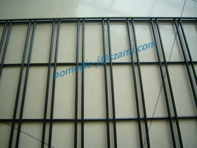 Black Powder Coated 1 Layer Metal Mesh Gridwall Panel Wire Grid Display Rack