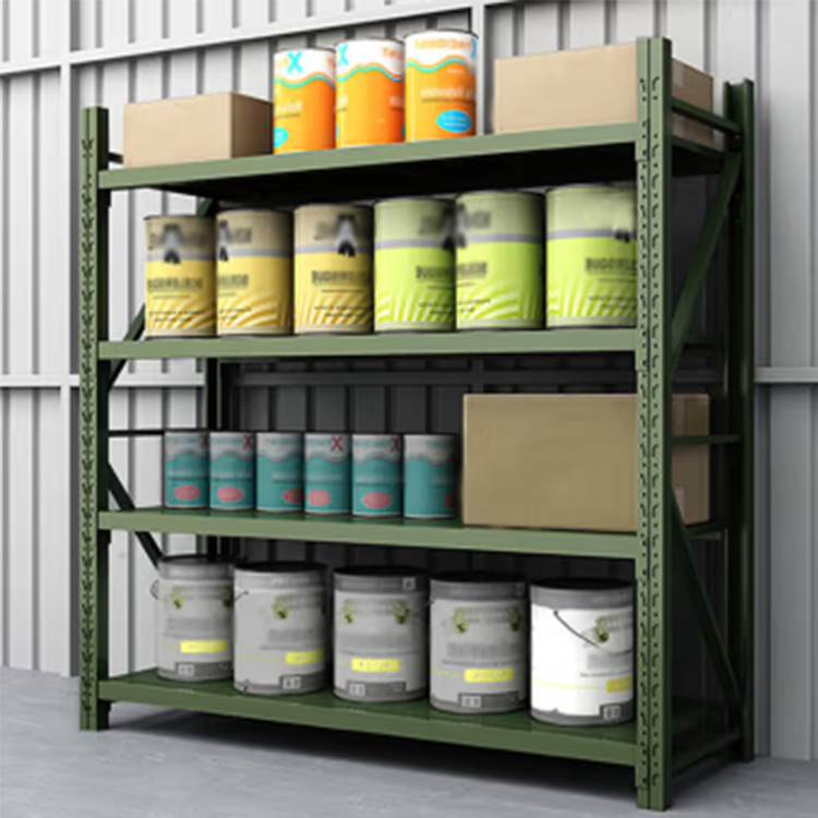 Medium Duty Cold Rolled Steel Metal Rack Shelf Warehouse Storage Rack Racking