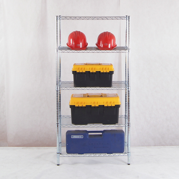 AMJ 76*35*154Cm Carbon Steel 4 Tier  Nsf Approved Living Room Wire Shelf for Book