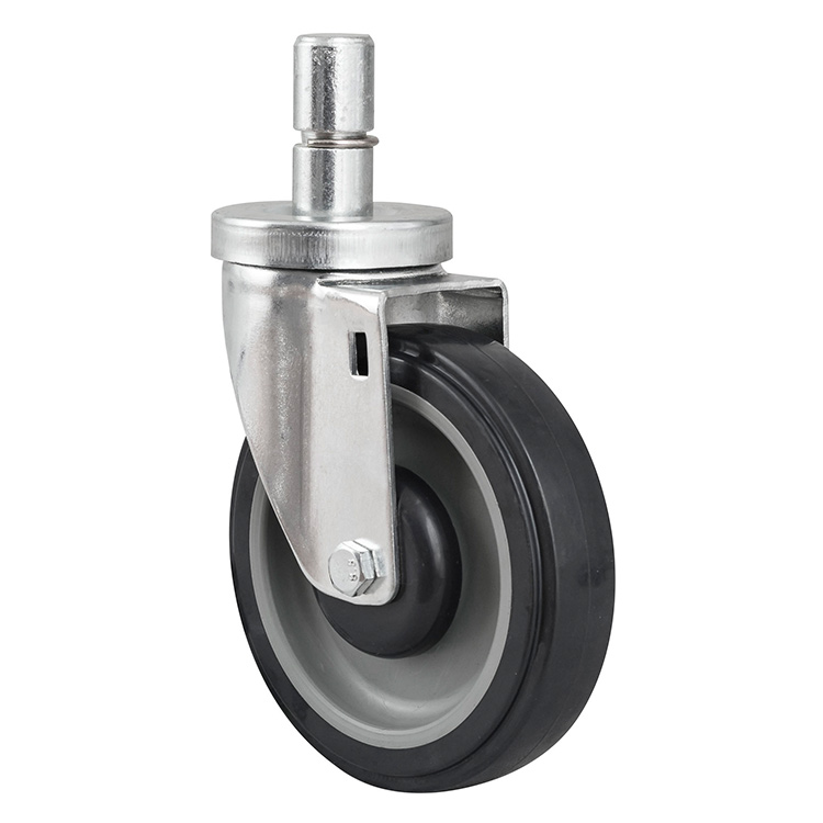 AMJ Heavy Duty Gray Silent Rubber Medium Duty Swivel Castor Wheels for Shelf