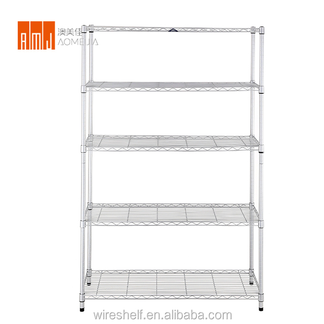5 Tier Rack Holders Living Room Garage Spare Parts Storage Shelves