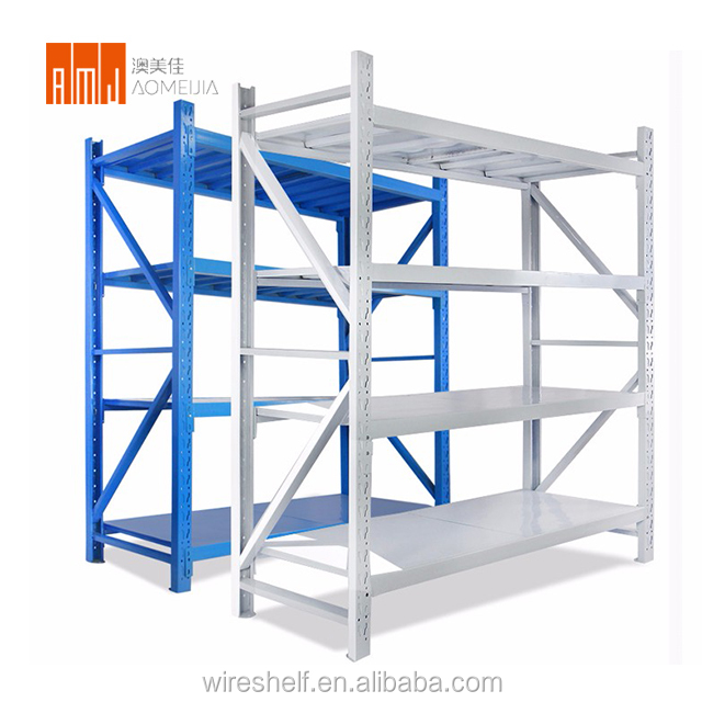 Heavy Duty 4 Tier Adjustable Industrial Stack Racks Metal Pallet Racking  for Warehouse Storage