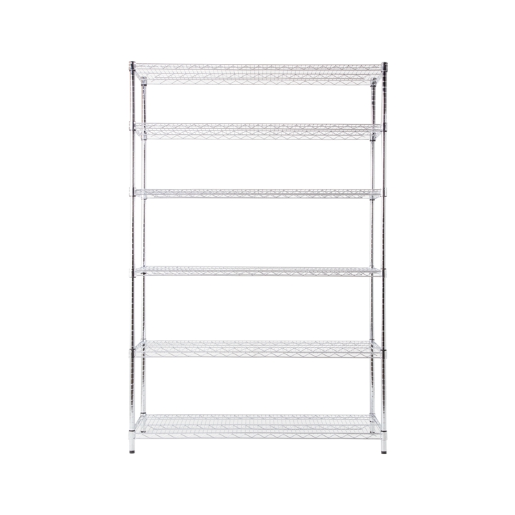 Wholesale  6 Tier Chrome Metal Storage Wire Shelf NSF Approval Wire Rack Shelving