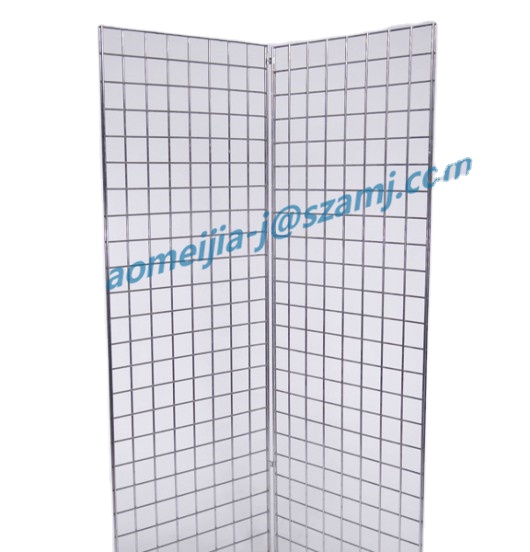 Powder Coated Back Plate & Back Mesh Grid Wire Shelf Wire Mesh Oven Rack