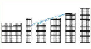 Black Powder Coated 1 Layer Metal Mesh Gridwall Panel Wire Grid Display Rack