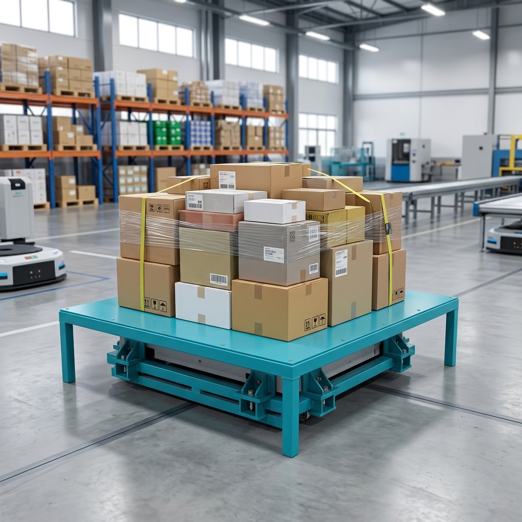 Heavy Duty Warehouse Automation Storage AGV Rack Base