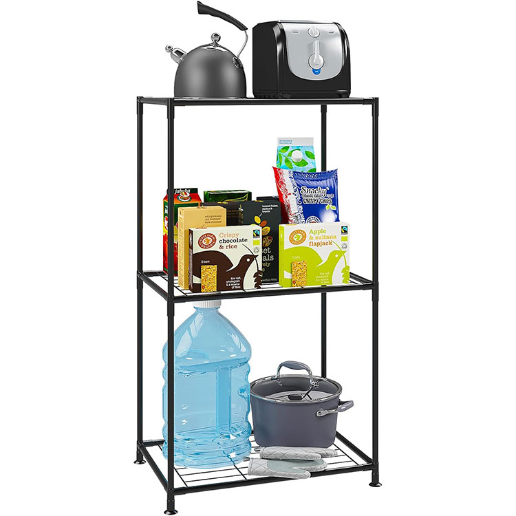 High Quality Nsf Approval 3 Tiers Metal Adjustable Wire Shelving Unit