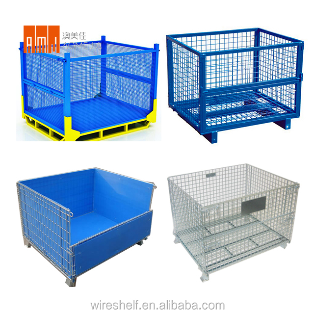 Factory Supply Metal Stackable Gas Cylinder Storage Cage