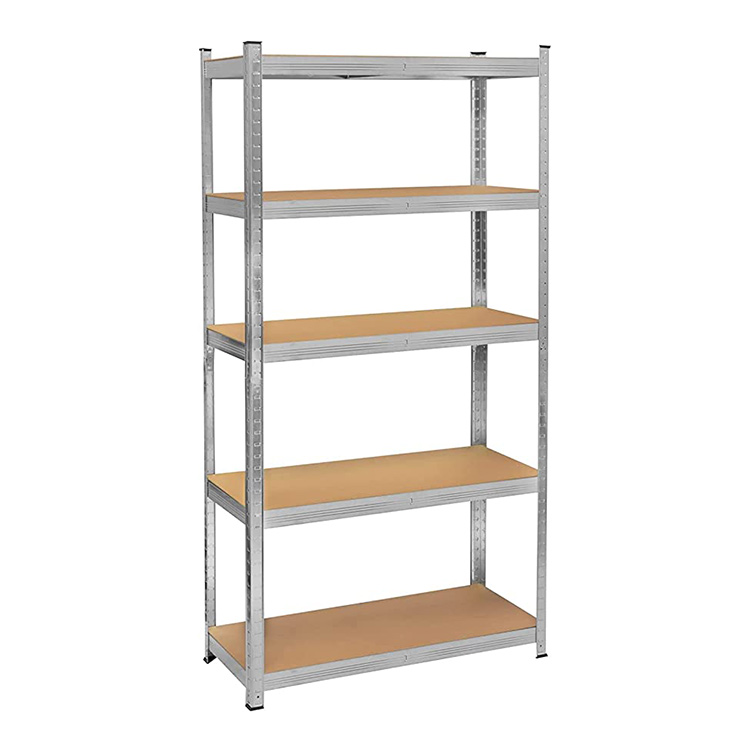 5 Tier Metal Adjustable Shelf Unit Garage Storage Shelving for Warehouse