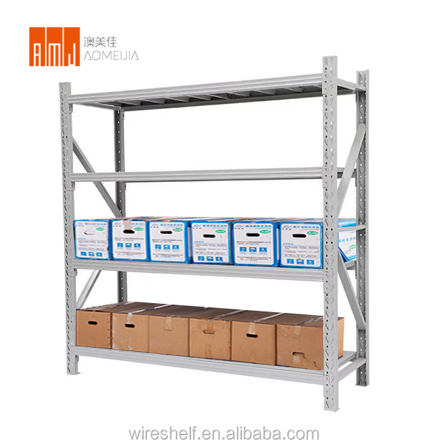 Heavy Duty 4 Tier Adjustable Industrial Stack Racks Metal Pallet Racking  for Warehouse Storage