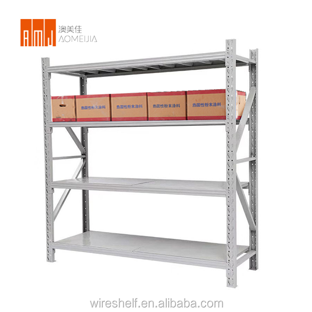 Heavy Duty 4 Tier Adjustable Industrial Stack Racks Metal Pallet Racking  for Warehouse Storage