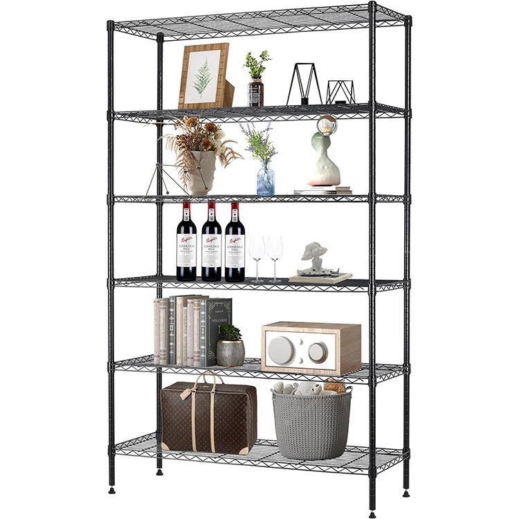 Heavy-Duty 6Layer NSF-Certified Modern Style Garage Storage Shelf  Steel Wire Shelving Unit