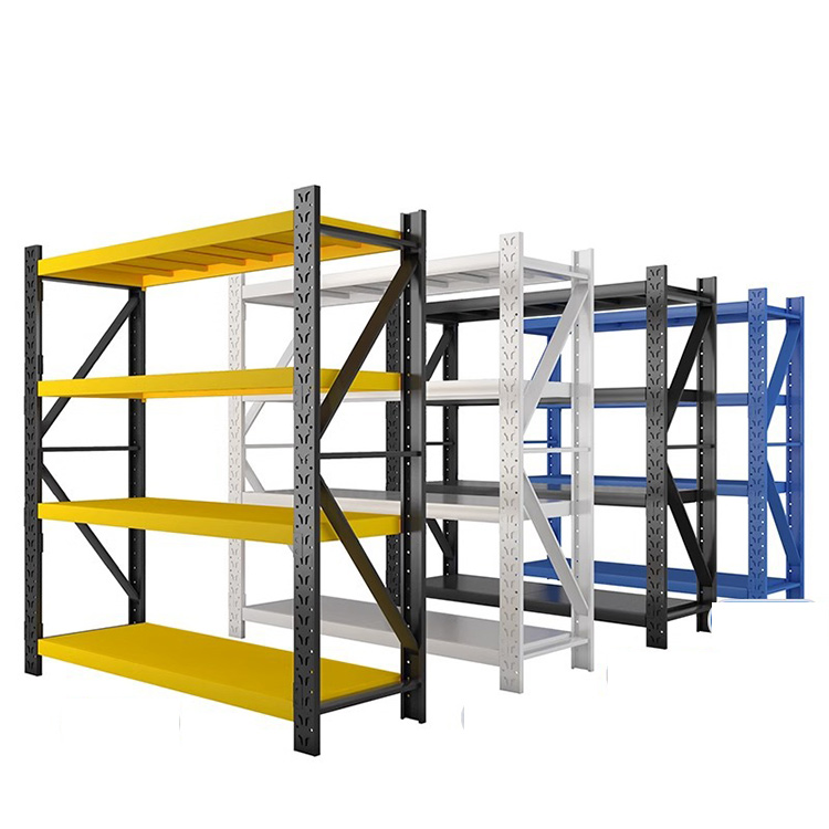Medium Duty Metal Boltless Warehouse Rack Storage Shelves Racking System