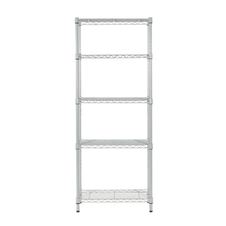 AMJ Heavy Duty  Metal Carbon Steel 5 Tier Nsf Certified Wire Shelving Unit Shelf for Household