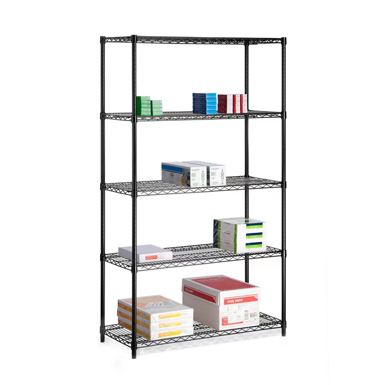 Wholesale Metal 5 Tier NSF Chrome Wire Racks Adjustable Adjustable Stainless Steel Shelf Wire Shelving