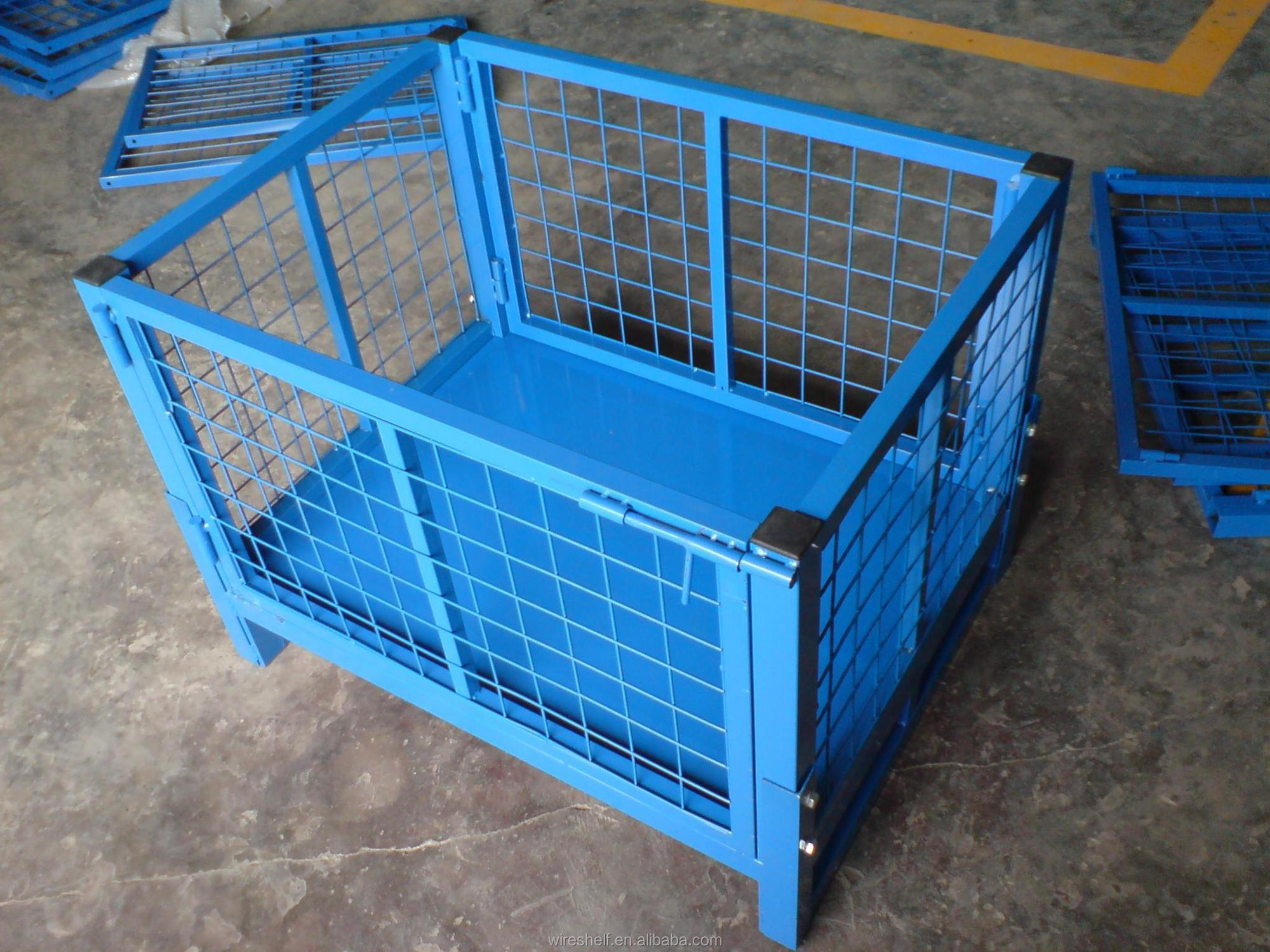 Factory Supply Metal Stackable Gas Cylinder Storage Cage