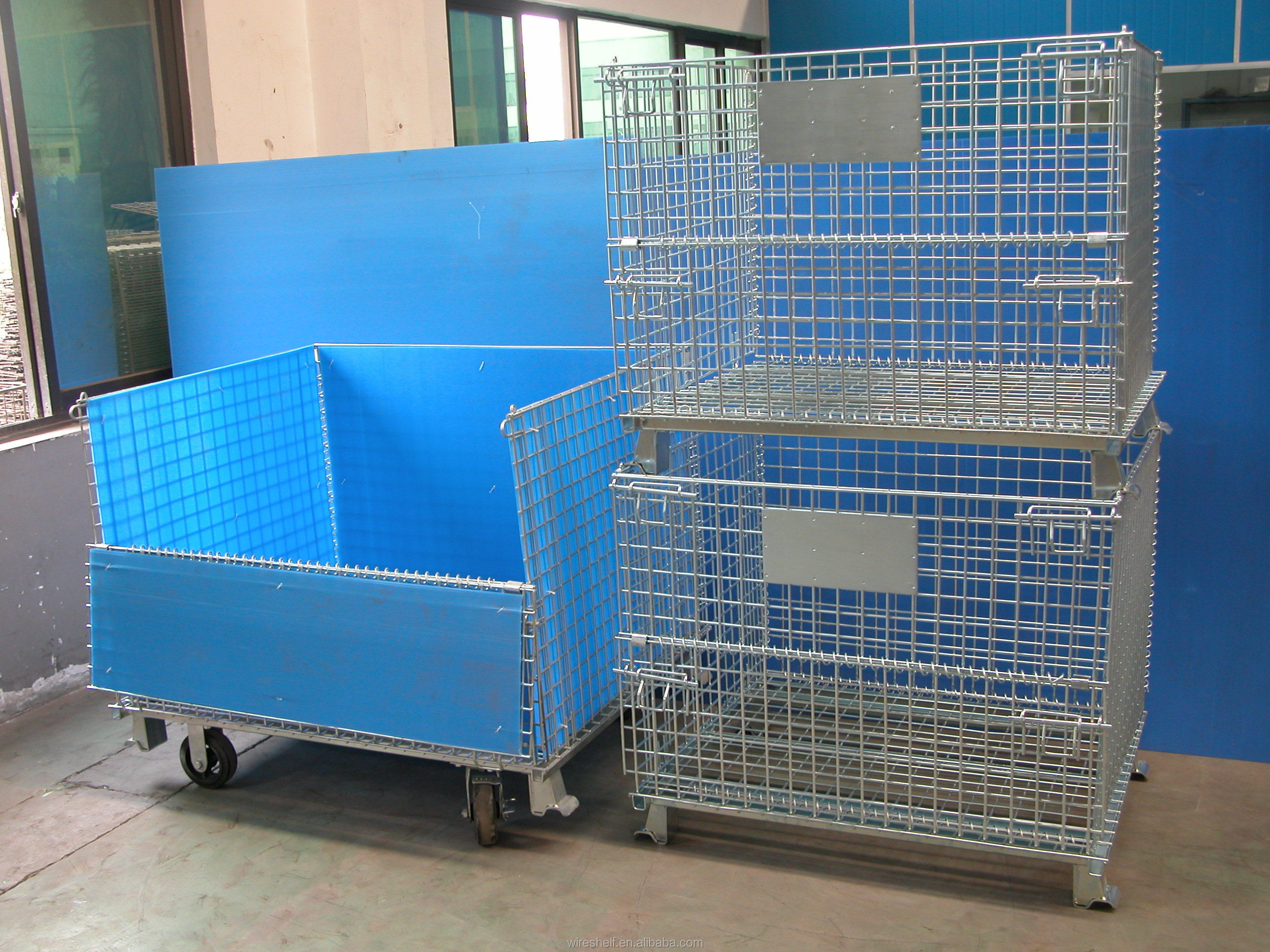 Factory Supply Metal Stackable Gas Cylinder Storage Cage