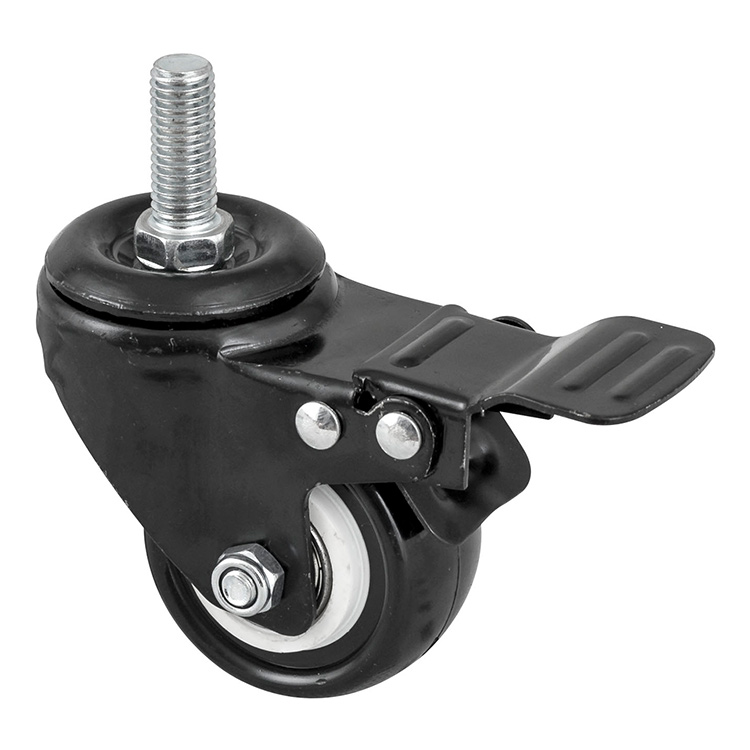AMJ Heavy Duty Gray Silent Rubber Medium Duty Swivel Castor Wheels for Shelf