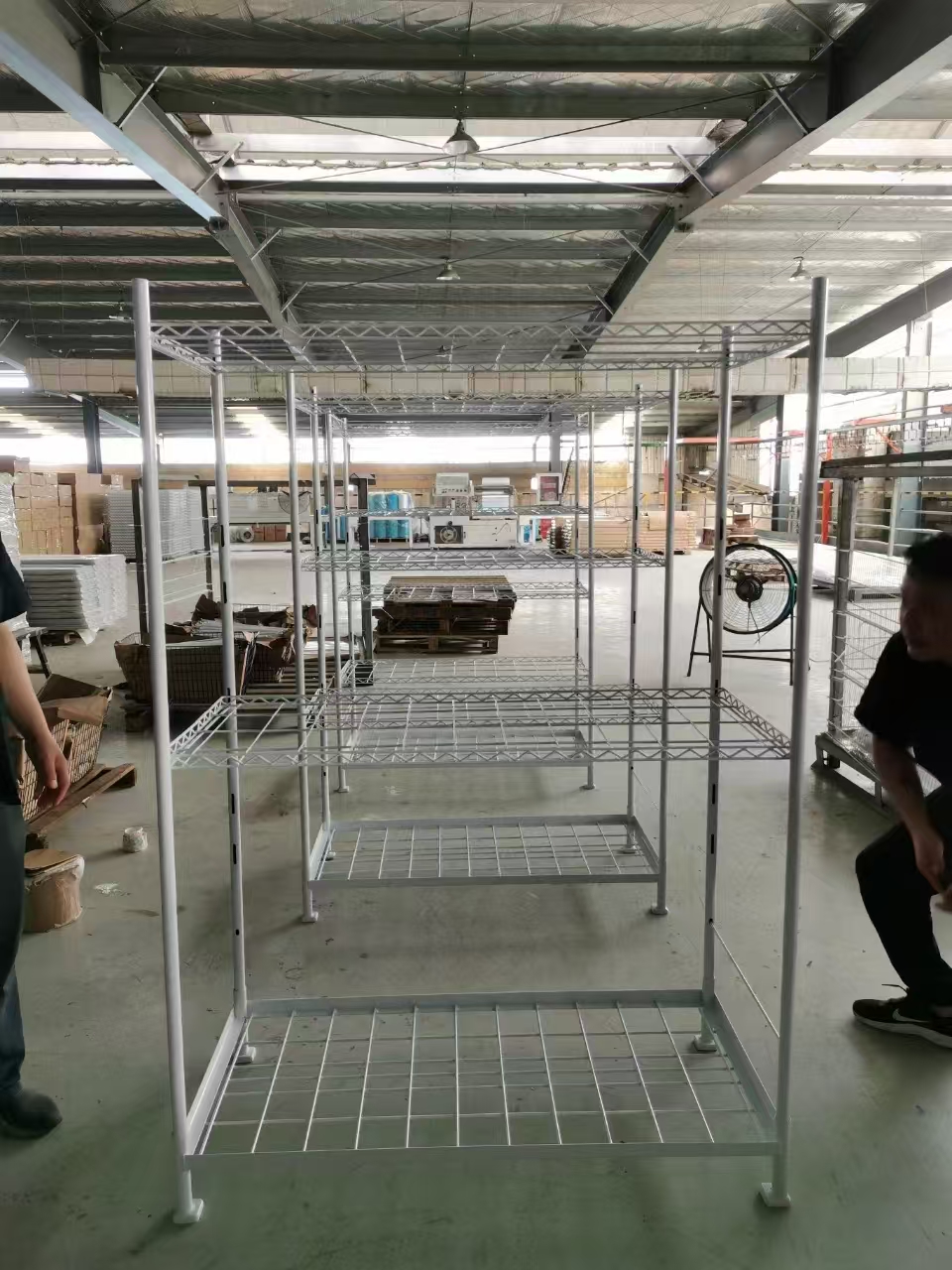 Multi-layer Metal Carbon Steel Vegetables Plant Hydroponic Growing Rack  System for Agricultural Greenhouses