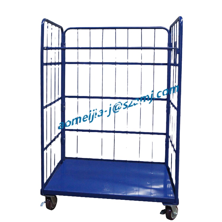 Industrial Supermarket Foldable Logistics Furniture Roll Container Trolley