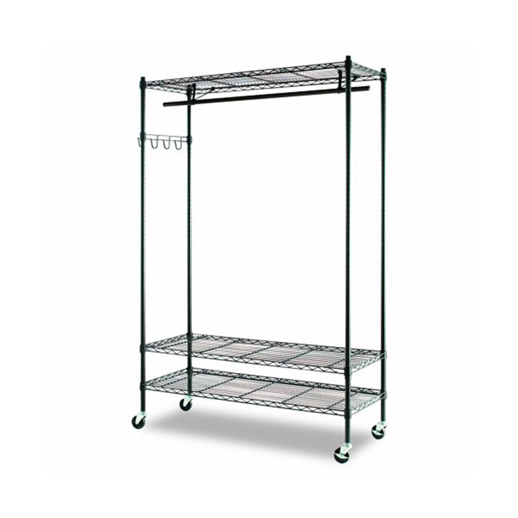 AMJ Factory Directly Multipurpose Clothes Wire Shelving Garment Rack Shelf