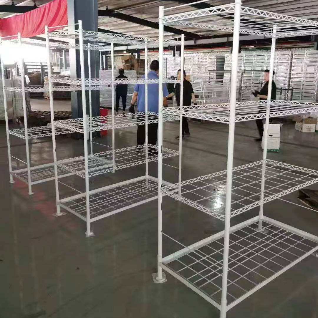 Multi-layer Metal Carbon Steel Vegetables Plant Hydroponic Growing Rack  System for Agricultural Greenhouses