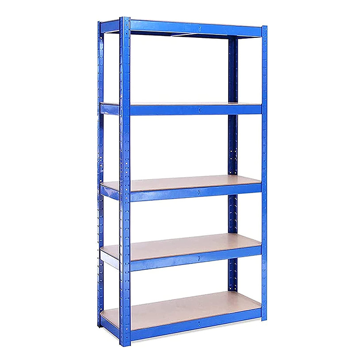 5 Tier Metal Adjustable Shelf Unit Garage Storage Shelving for Warehouse