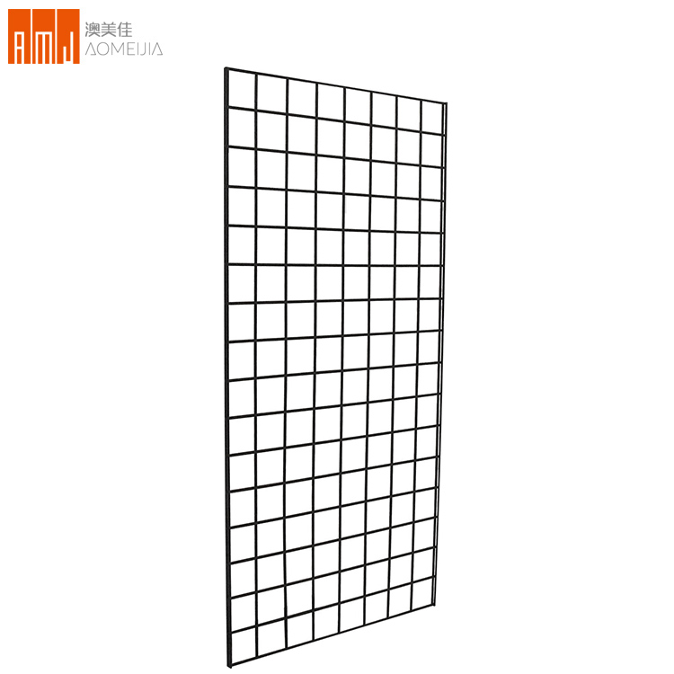 Custom Design Size Metal Display Rack Assembly Wire Mesh Gridwall Panels