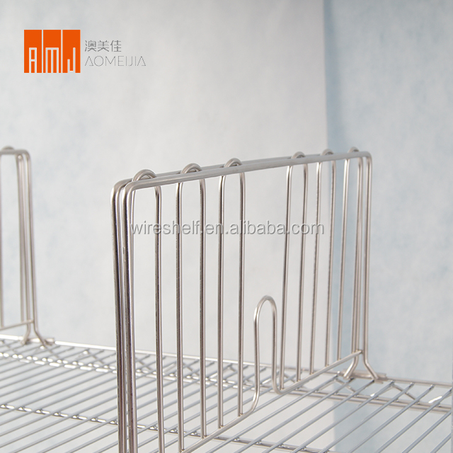 Chrome Wire Shelf Dividers