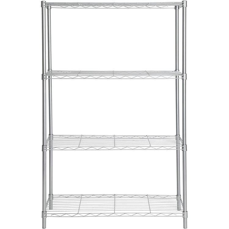 Heavy Duty Industrial Storage Wire Rack Adjustable 550lbs Detachable Shelving Unit for Commercial