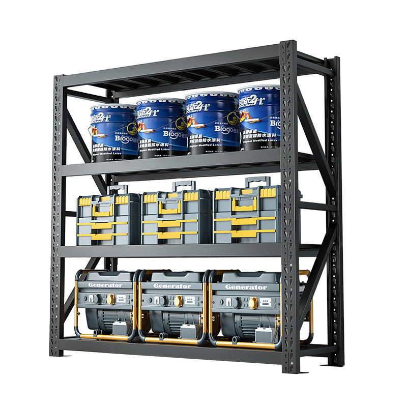 Customated Medium Duty Stacking Racks System Boltless Metal Shelving Units Industrial Warehouse Shelf Storage Rack